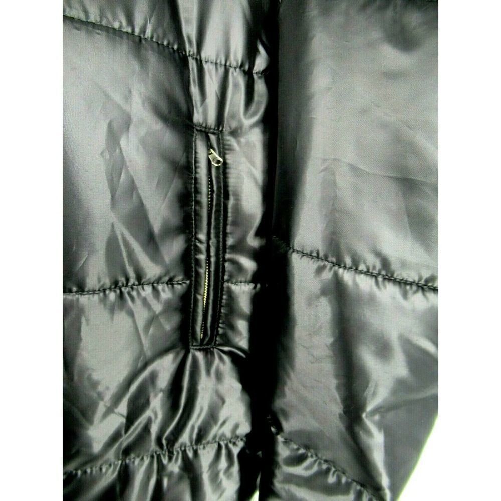 New Aakasha Black Puffer Jacket Coat Asymmetric Extravagant Winter Gym — image 8 of 8